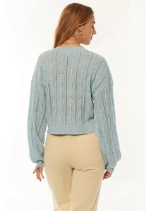 Amuse Society Capella Sweater - Blue Whisper