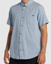 Load image into Gallery viewer, Billabong All Day Short Sleeve Shirt - Powder Blue

