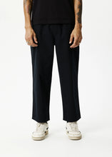 Load image into Gallery viewer, Afends Ninety Eights Recycled Elastic Waist Pant - Black
