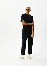 Load image into Gallery viewer, Afends Ninety Eights Recycled Elastic Waist Pant - Black
