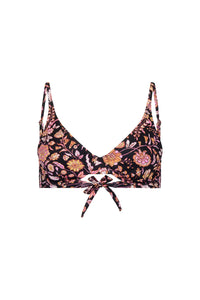 Arnhem Sabba Longline Underwire Top in Sunset Black