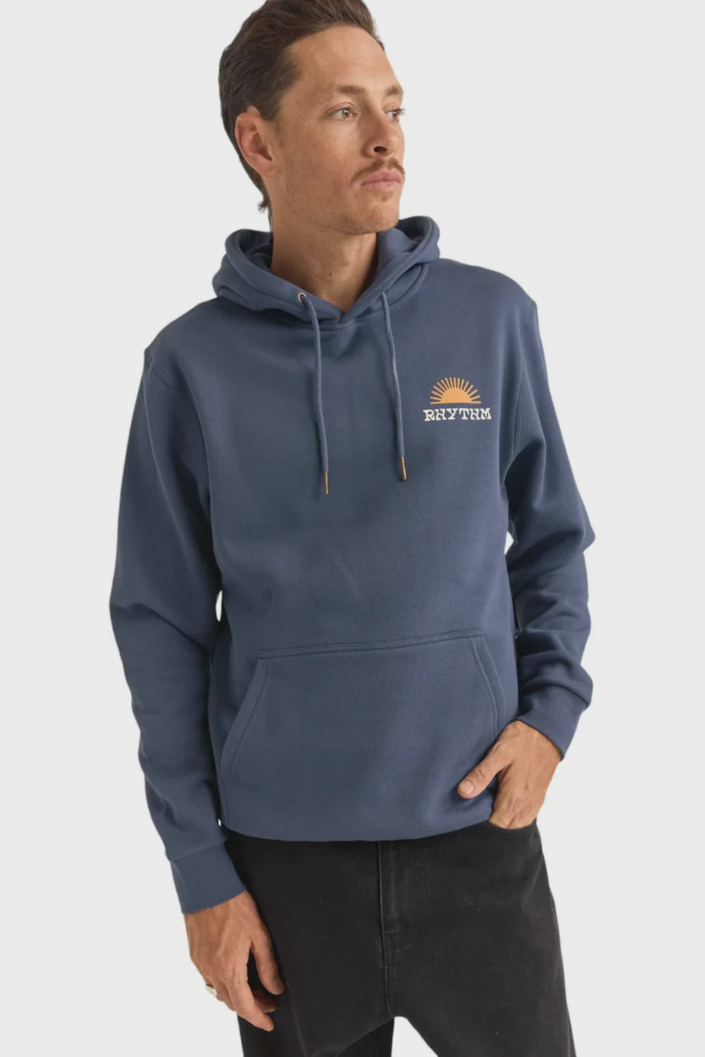 Rhythm Awake Fleece Hoodie - Navy