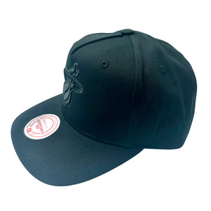 Mitchell & Ness NBA Black Team Logo Snapback Miami Heat - Black