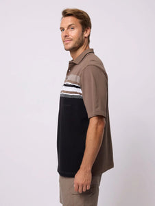Breakaway Kiernan Cotton Pique Polo - Bracken