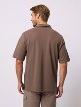 Load image into Gallery viewer, Breakaway Kiernan Cotton Pique Polo - Bracken
