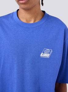 Barney Cools Blueprint Tee - Cyber Blue
