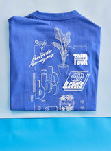 Load image into Gallery viewer, Barney Cools Blueprint Tee - Cyber Blue
