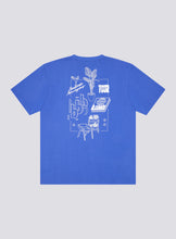 Load image into Gallery viewer, Barney Cools Blueprint Tee - Cyber Blue

