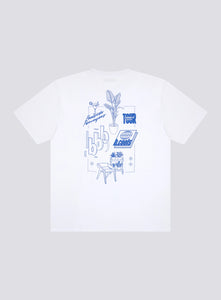 Barney Cools Blueprint Tee - White