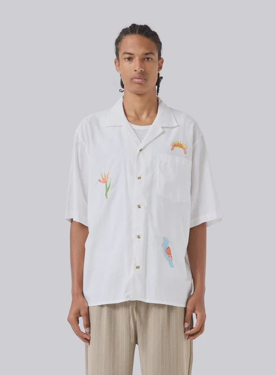 Barney Cools Embro Shirt - Linen