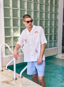 Barney Cools Embro Shirt - Linen
