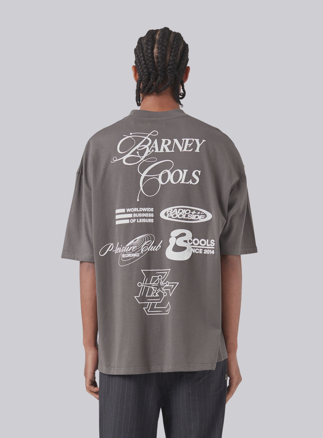 Barney Cools Radio Tee - Washed Black