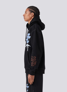 Barney Cools Stacked Hoodie - Black
