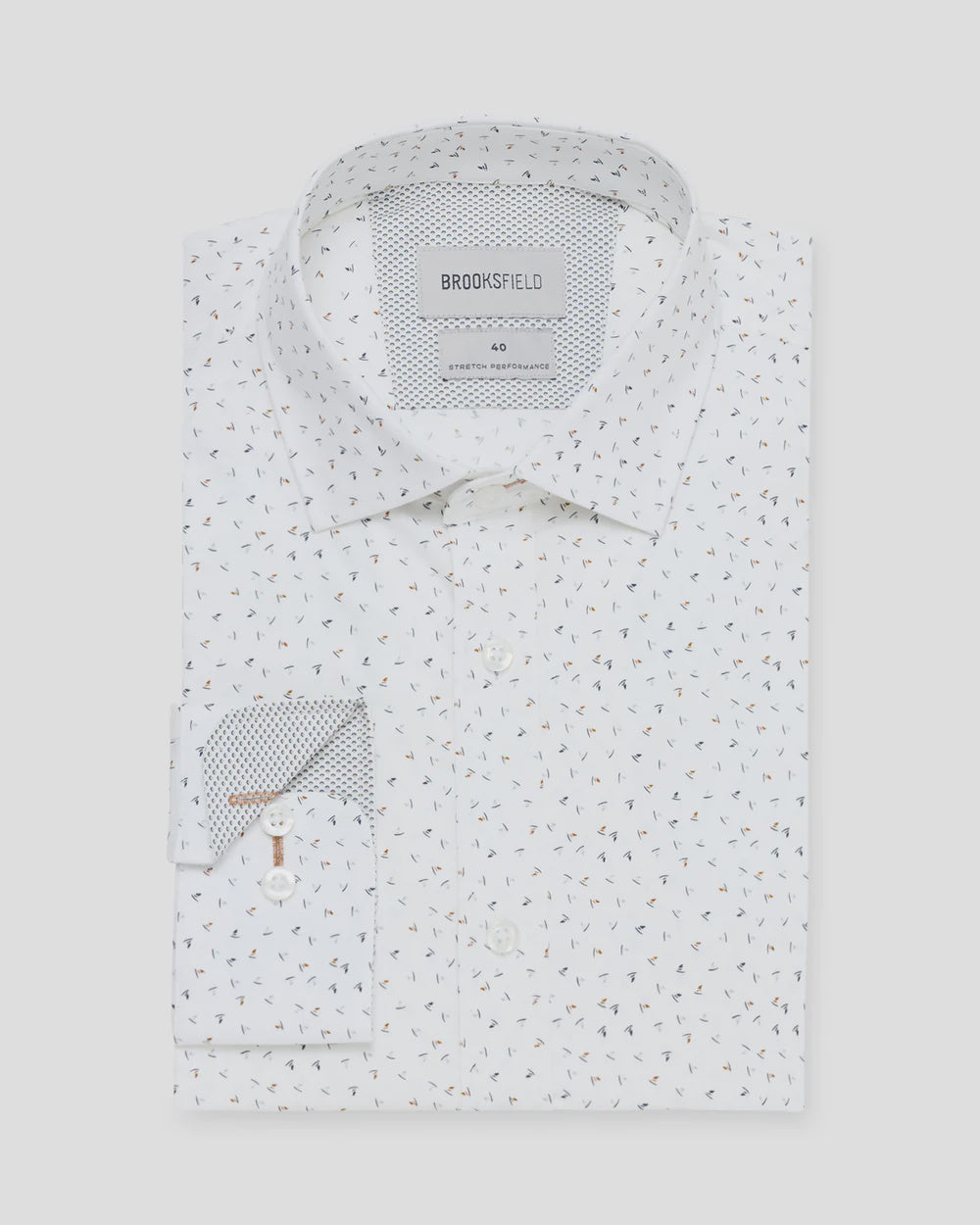 Brooskfield BFC2521 Stretch Performance Shirt - White