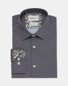 Brooksfield Stretch Performance L/S Shirt - Gold