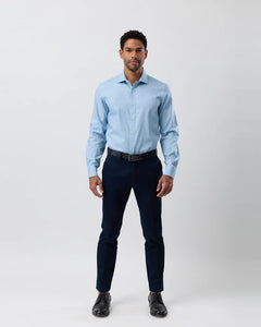 Brooksfield BFC2583 Luxe Shirt - Aqua