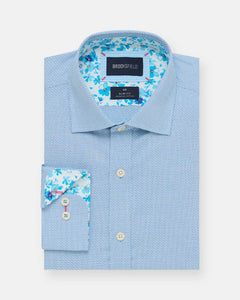 Brooksfield BFC2583 Luxe Shirt - Aqua