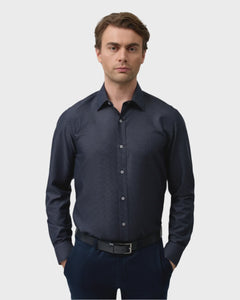 Brooksfield Premium Cotton L/S Shirt - Charcoal