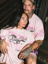 Load image into Gallery viewer, Billy Bones Club Flamed Rider Tee - Washed Pink
