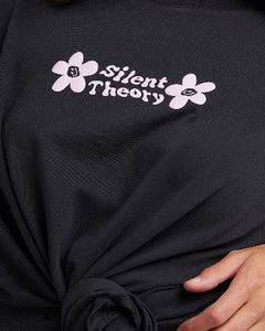 Silent Theory Bloomin Tee - Washed Black
