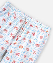 Load image into Gallery viewer, Indie Kids The Positano Swim Trunk - Off White Orange
