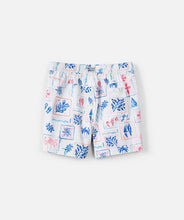 Load image into Gallery viewer, Indie Kids The Riviera Swim Trunk - Lt Blue/Multi
