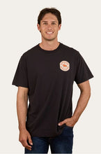 Load image into Gallery viewer, Ringers Western Bottoms Up Mens Loose Fit T-Shirt - Washed Black
