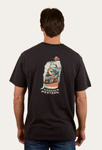 Load image into Gallery viewer, Ringers Western Bottoms Up Mens Loose Fit T-Shirt - Washed Black
