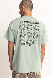 Rhythm Rise & Shine SS T-Shirt - Sea Green