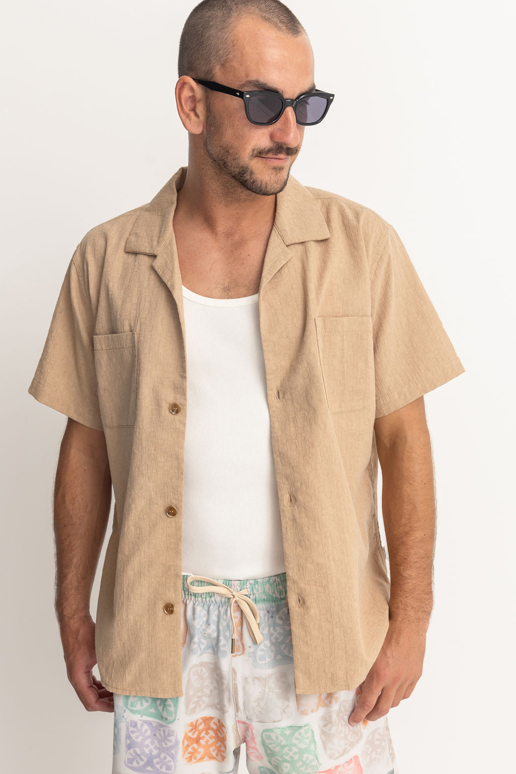 Rhythm Venice SS Shirt - Sand