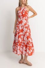 Load image into Gallery viewer, Rhythm Catalina Floral Halter Tiered Maxi Dress
