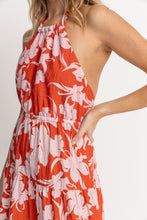 Load image into Gallery viewer, Rhythm Catalina Floral Halter Tiered Maxi Dress
