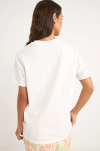 Rhythm  Flower Market Boyfriend Tee - White