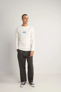 Rhythm Contrast Stitch Carpenter Pant - Black