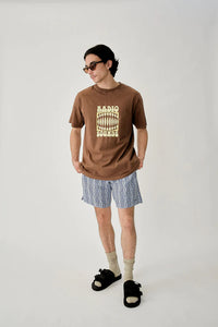 Rhythm Interrupted Vintage SS T-Shirt - Brown