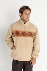 Rhythm Dusty Quarter Zip - Natural