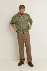 Rhythm Astral Bloom S/S Shirt - Olive