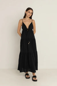 Rhythm Jaci Maxi Dress - Black