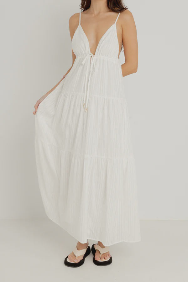 Rhythm Jaci Maxi Dress - White