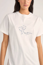 Load image into Gallery viewer, Rhythm Vino Boyfriend Tee - White
