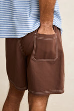 Load image into Gallery viewer, Rhythm Contrast Stitch Jam Shorts - Chocolate
