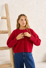 Load image into Gallery viewer, Rhythm Estelle Fluffy Cardigan - Chilli
