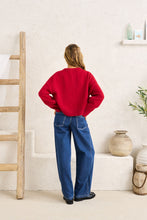 Load image into Gallery viewer, Rhythm Estelle Fluffy Cardigan - Chilli
