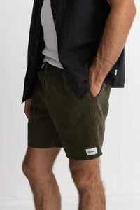 Rhythm Classic Cord Jam Short - Olive