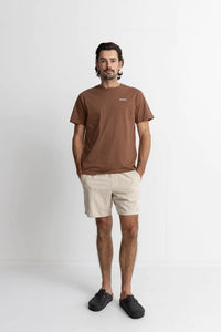 Rhythm Men's Classic Brand Tee - Chocolate