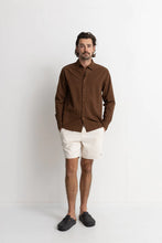 Load image into Gallery viewer, Rhythm Men&#39;s Classic Linen L/S Shirt - Chocolate
