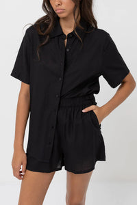 Rhythm Classic Lounge Shirt - Black