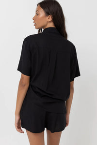 Rhythm Classic Lounge Shirt - Black