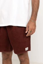 Load image into Gallery viewer, Rhythm Classic Cord Jam Shorts - Merlot
