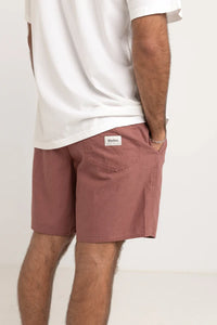 Rhythm Classic Linen Jam Shorts - Merlot